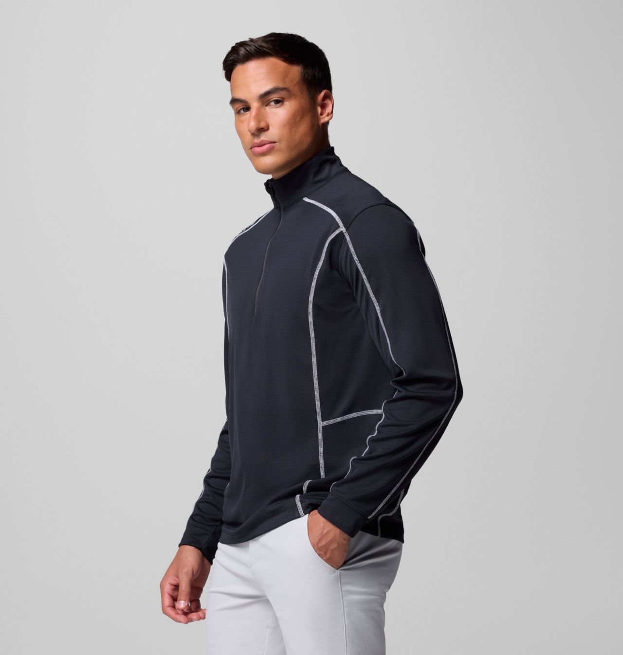 Men's Shotgun Quarter Zip Golf Pullover 4