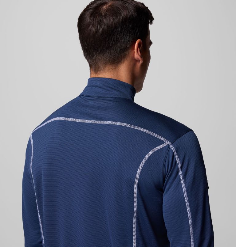 Men's Shotgun Quarter Zip Golf Pullover, Color: Collegiate Navy, image 7