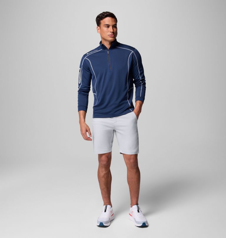 Men's Shotgun Quarter Zip Golf Pullover, Color: Collegiate Navy, image 2
