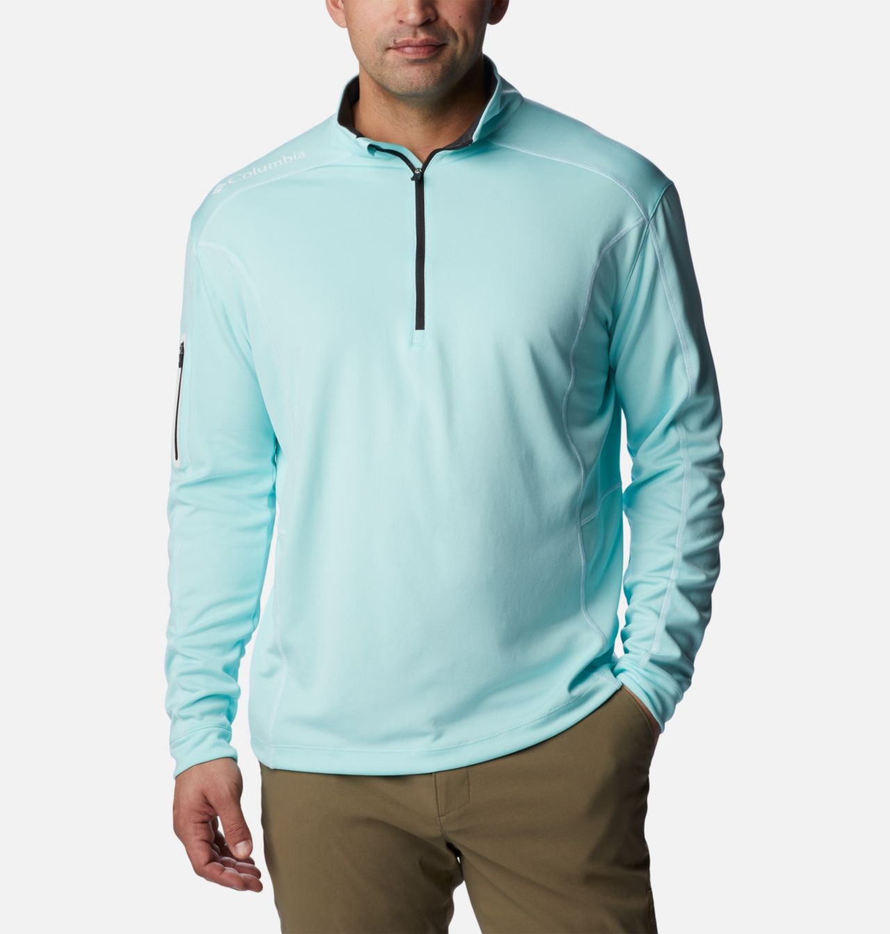 Men's Shotgun Quarter Zip Golf Pullover 1