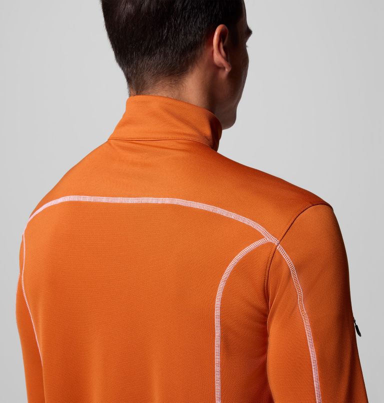 Men's Shotgun Quarter Zip Golf Pullover, Color: Cedar, image 7