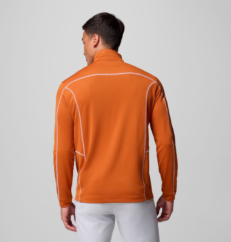 Men's Shotgun Quarter Zip Golf Pullover, Color: Cedar, image 3
