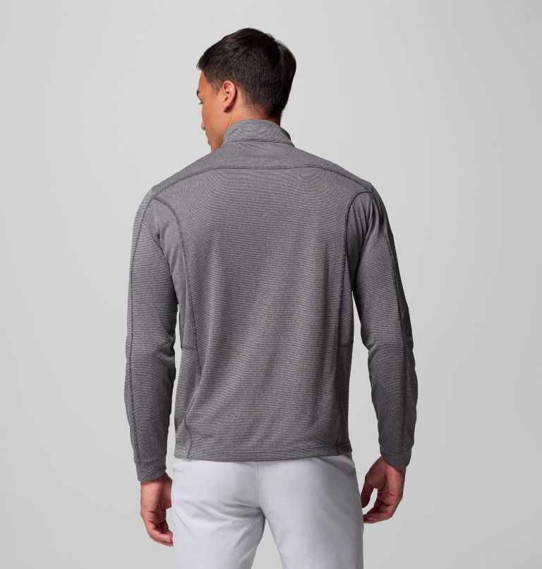 Men's Shotgun Quarter Zip Golf Pullover, Color: Heather Forged Iron, image 3