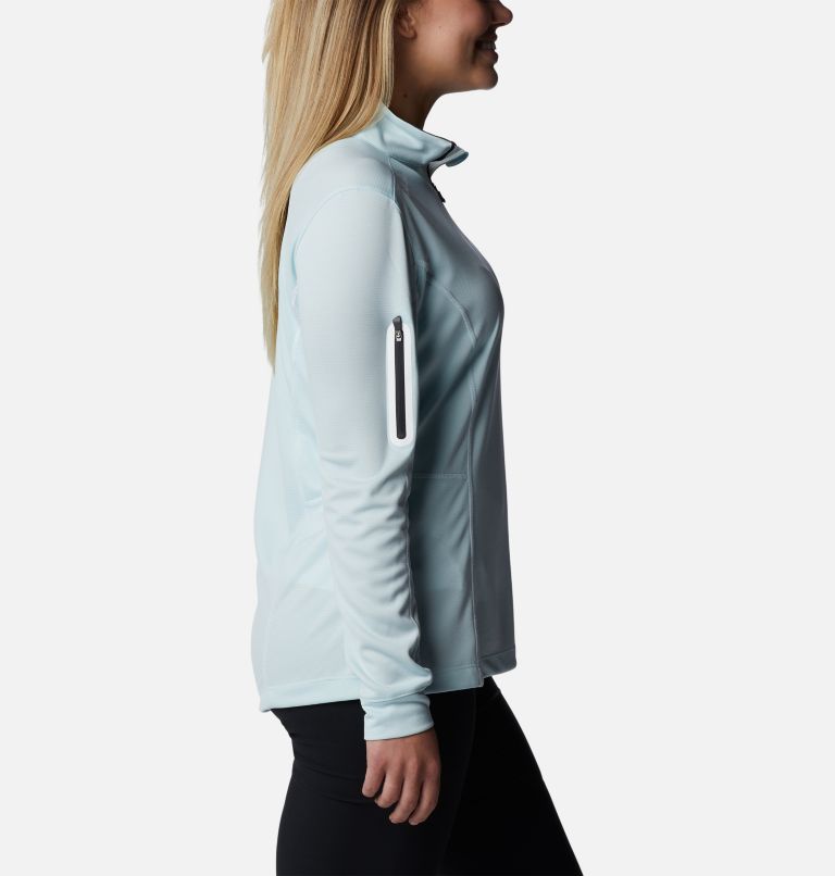Women's Shotgun Quarter Zip Golf Pullover, Color: Icy Morn, image 5