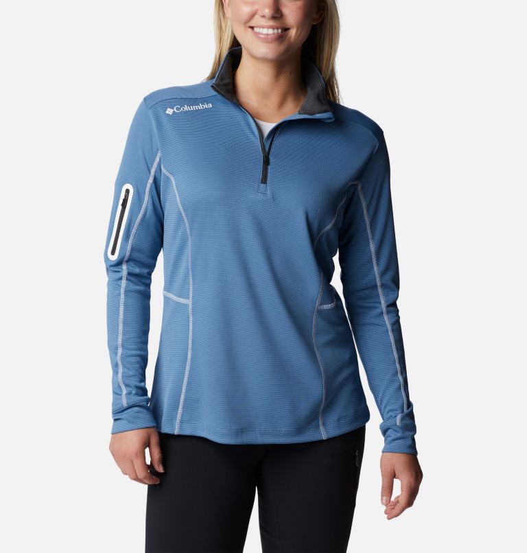 Women's Shotgun Quarter Zip Golf Pullover, Color: Steel, image 6