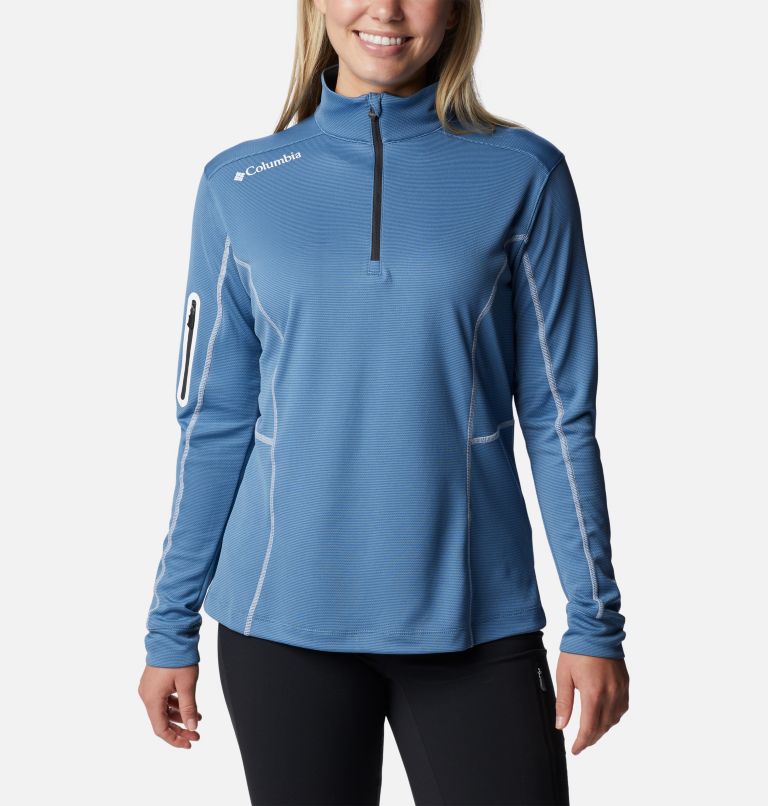 Women's Shotgun Quarter Zip Golf Pullover, Color: Steel, image 1