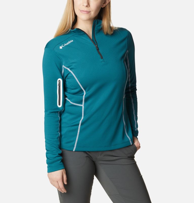 Women's Shotgun Quarter Zip Golf Pullover, Color: Dark Nocturnal, image 5