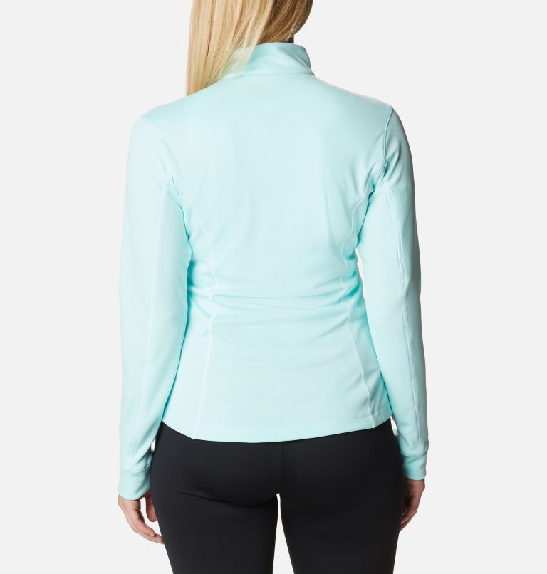 Women's Shotgun Quarter Zip Golf Pullover, Color: Gulf Stream, image 2