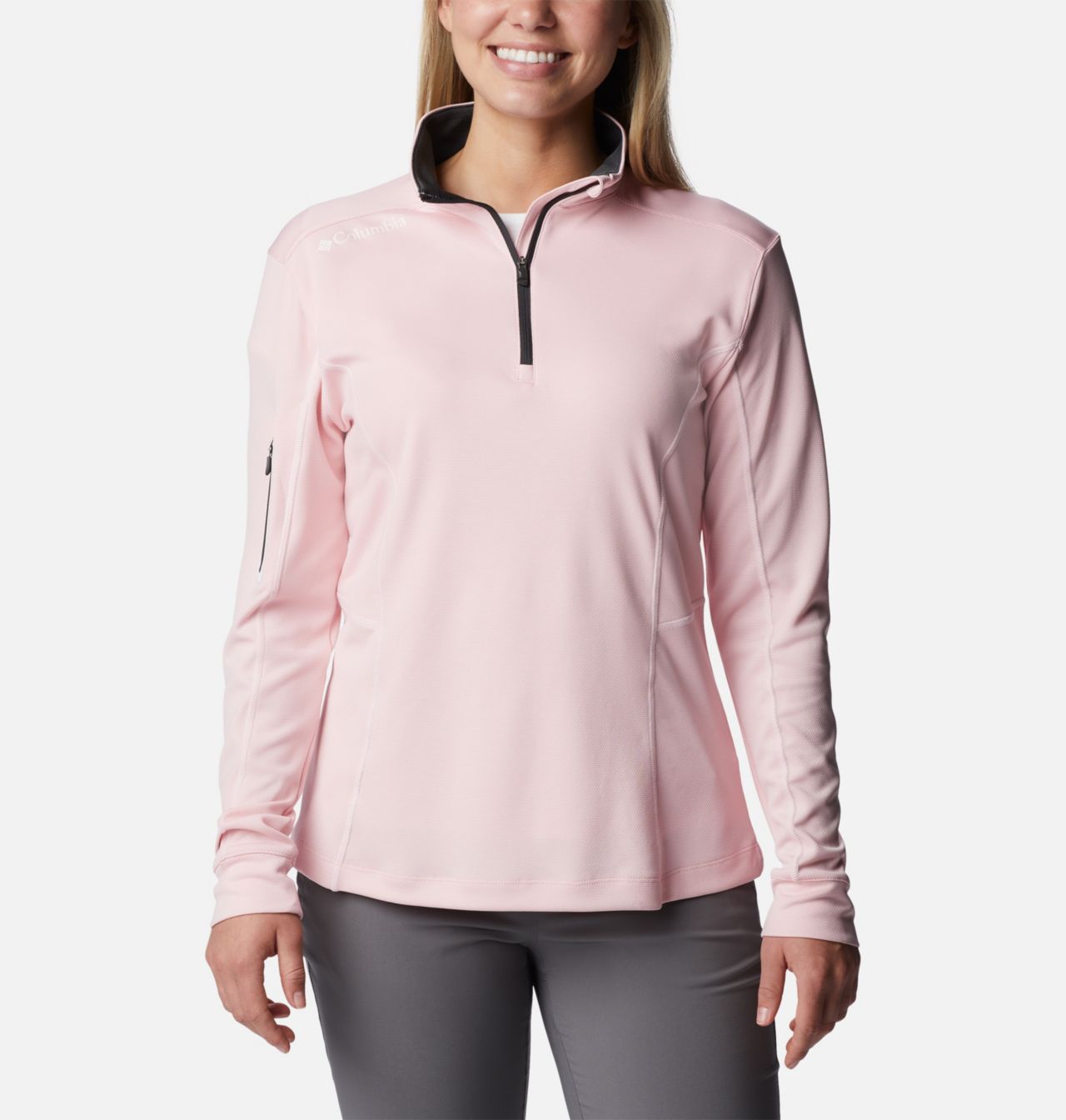 Women's Shotgun Quarter Zip Golf Pullover 1