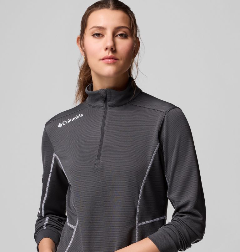 Women's Shotgun Quarter Zip Golf Pullover, Color: Forged Iron, image 5