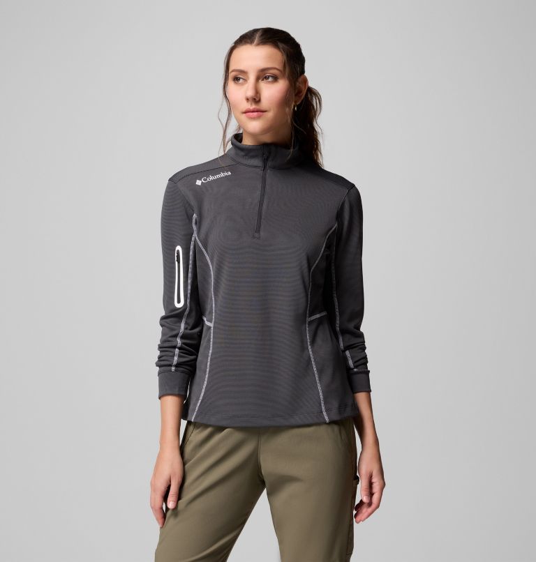 Women's Shotgun Quarter Zip Golf Pullover, Color: Forged Iron, image 6