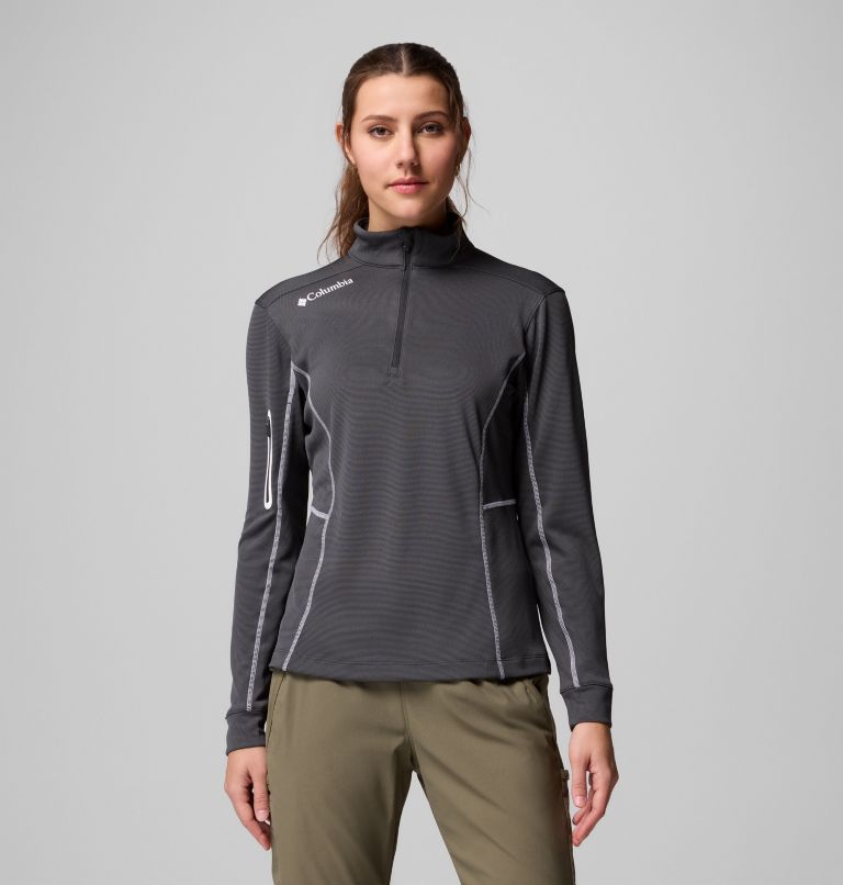 Women's Shotgun Quarter Zip Golf Pullover, Color: Forged Iron, image 1