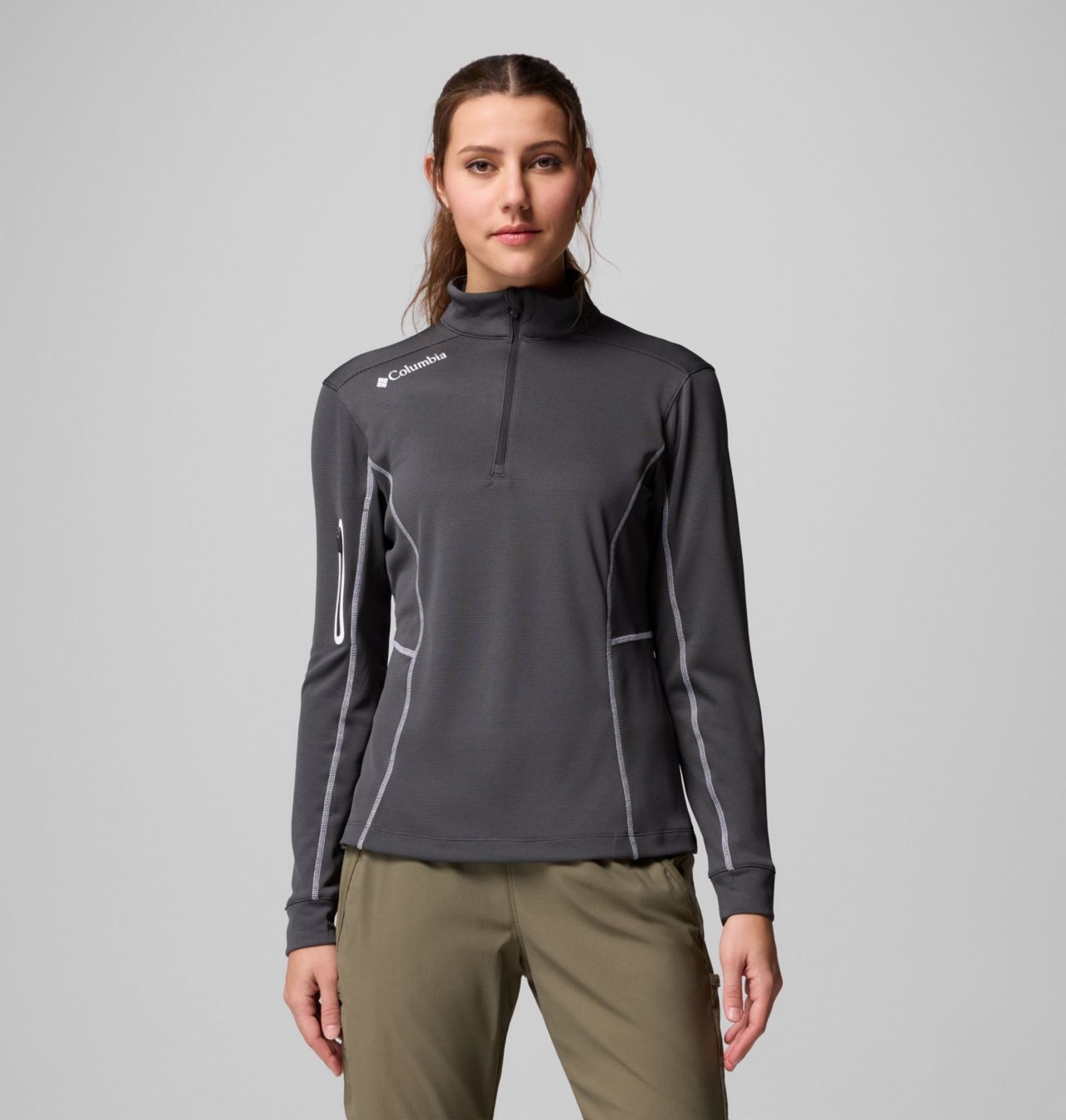Women's Shotgun Quarter Zip Golf Pullover | 895 | L 1