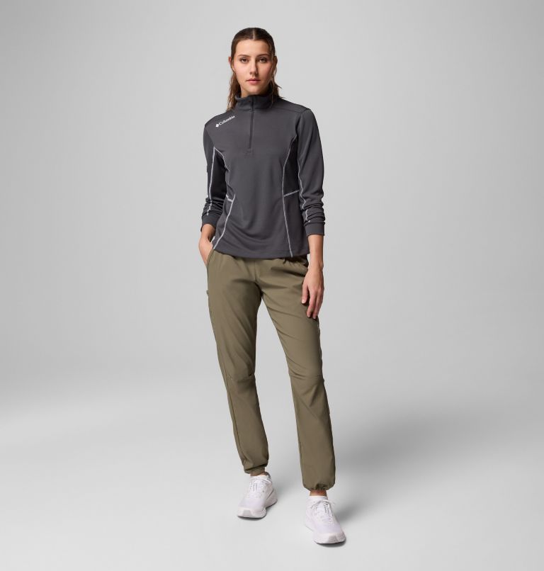 Women's Shotgun Quarter Zip Golf Pullover, Color: Forged Iron, image 2