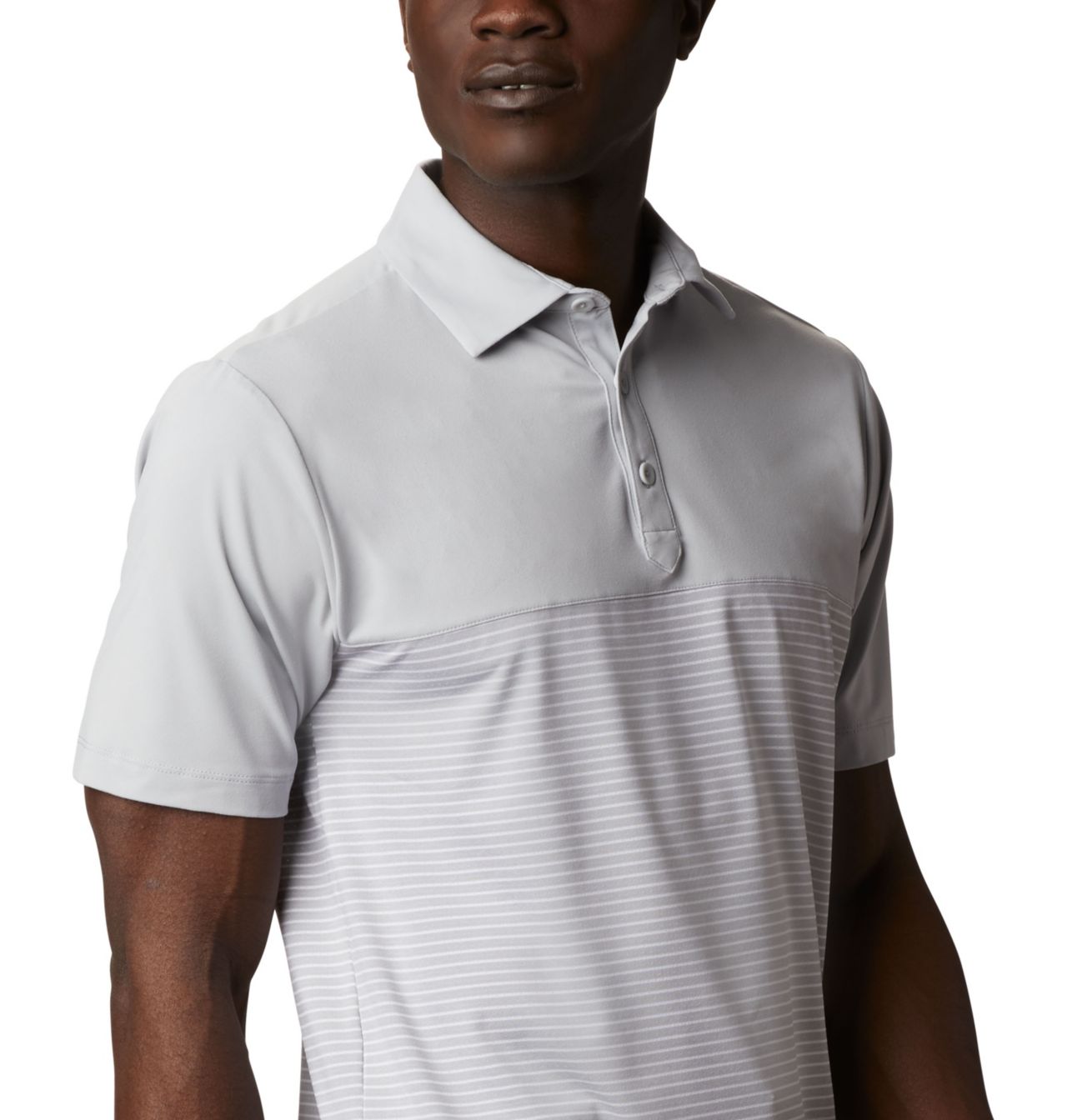 Men's Stacked Golf Polo 5