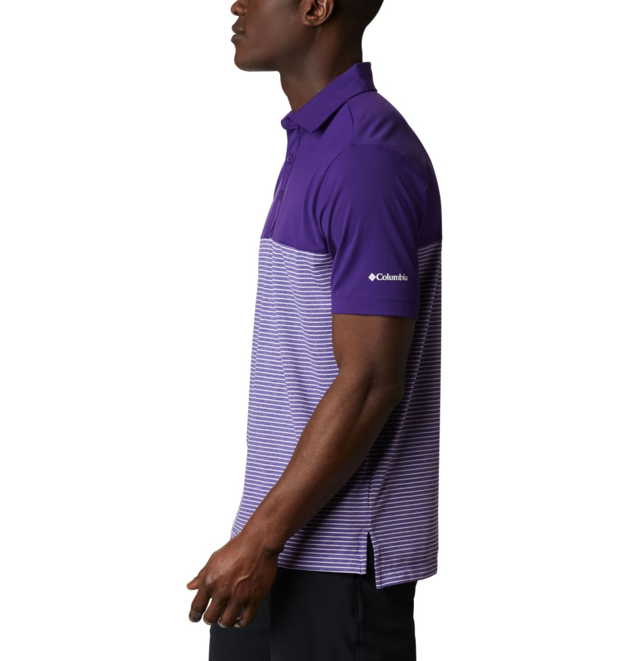 Men's Stacked Golf Polo 3