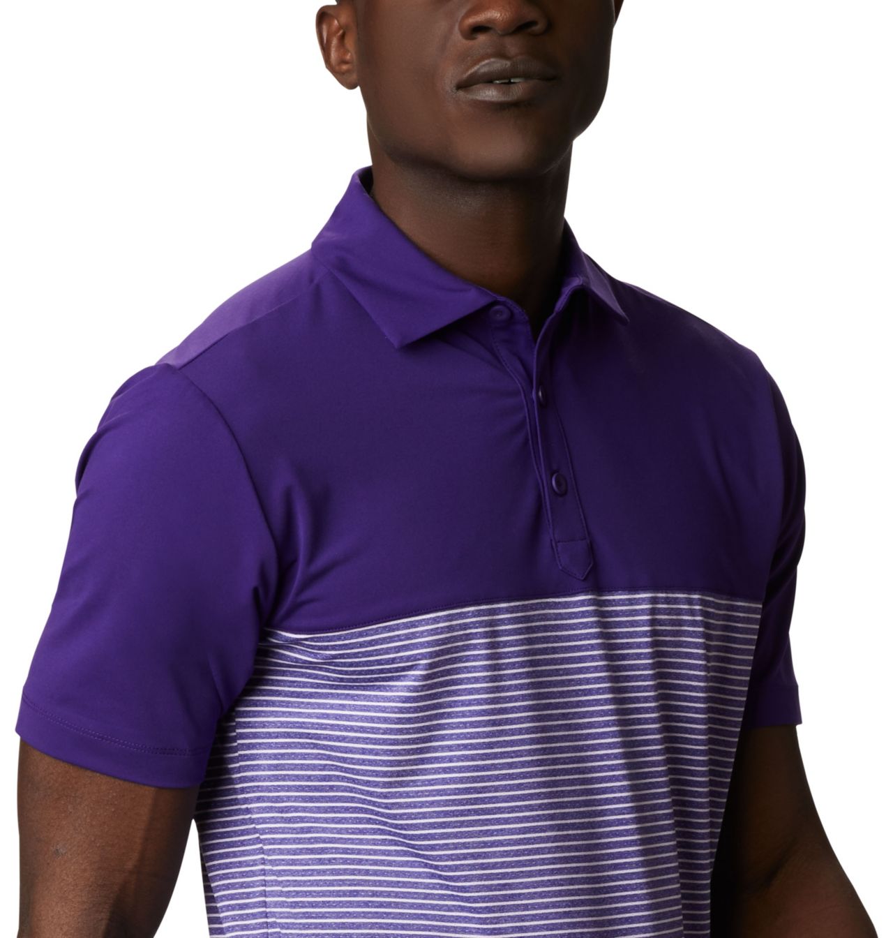 Men's Stacked Golf Polo 5