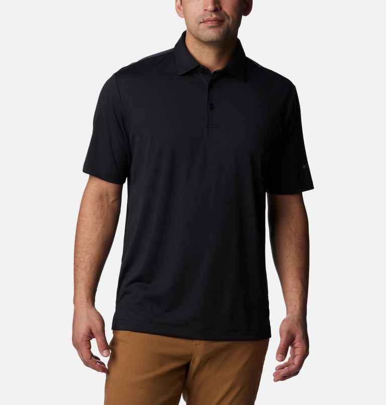 Thumbnail: Men's Drive Golf Polo, Color: Black, image 1
