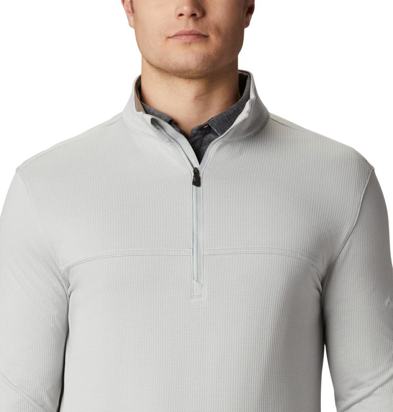 Thumbnail: Men's Omni-Wick Soar Pullover, Color: Cool Grey, image 4