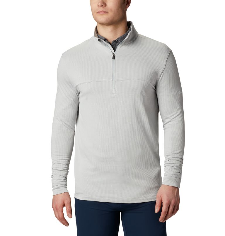 Thumbnail: Men's Omni-Wick Soar Pullover, Color: Cool Grey, image 1