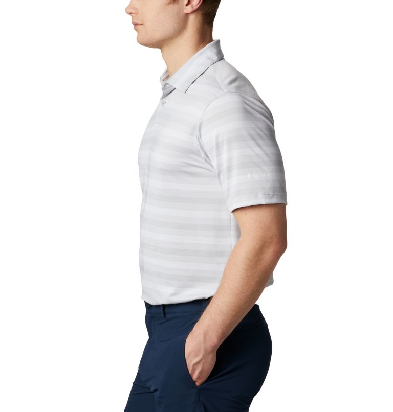 Thumbnail: Men's Omni-Wick Chatter Polo, Color: Cool Grey, image 3