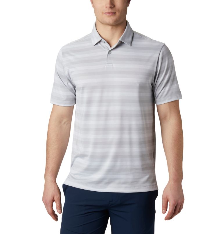 Men's Omni-Wick Chatter Polo, Color: Cool Grey, image 1
