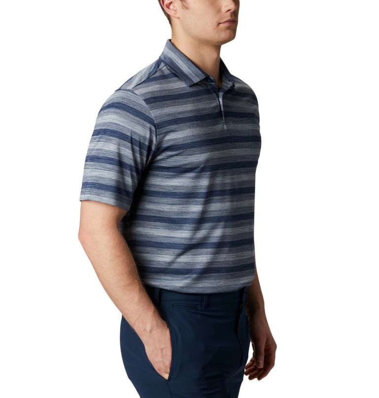 Thumbnail: Men's Omni-Wick Chatter Polo, Color: Navy, image 5