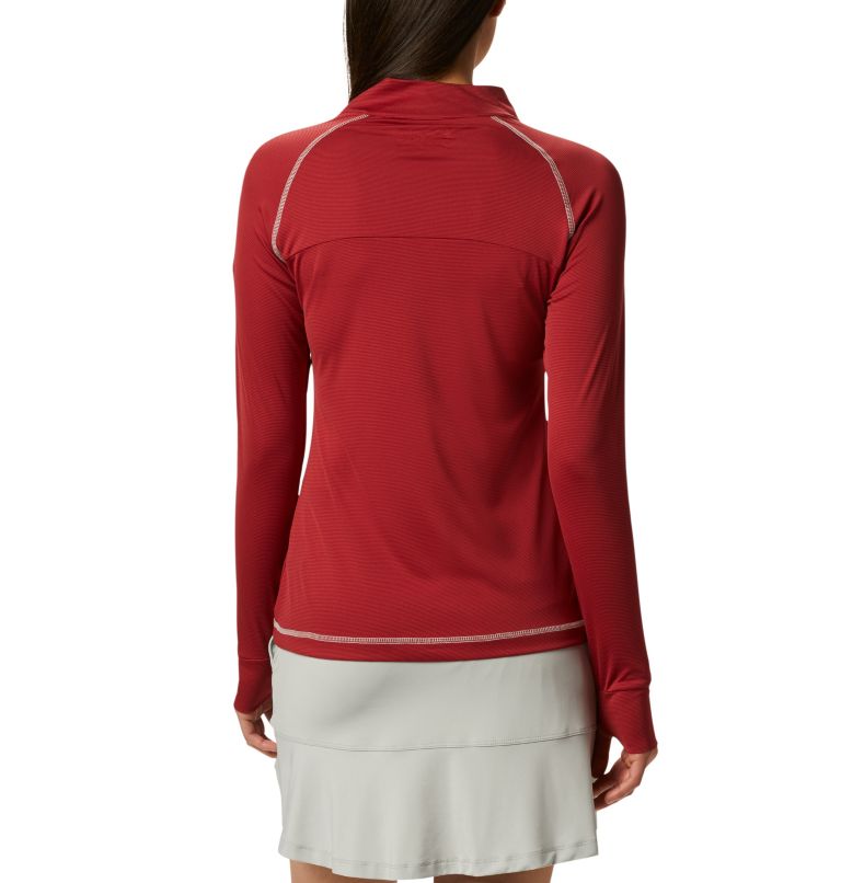 Women's New Classic Golf Pullover, Color: Beet, image 2