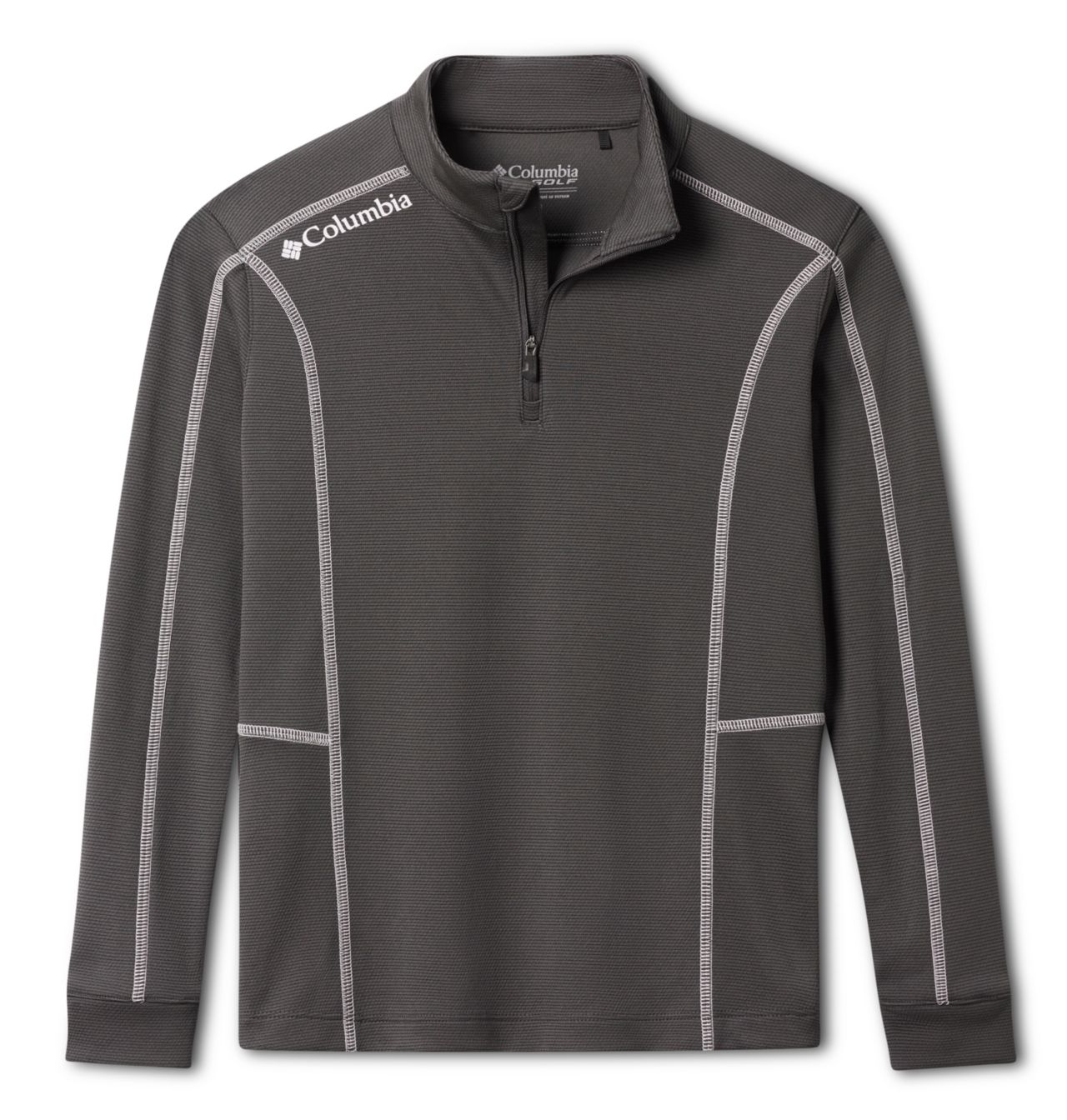 Kids' Shotgun Quarter Zip Long Sleeve Golf Shirt 1