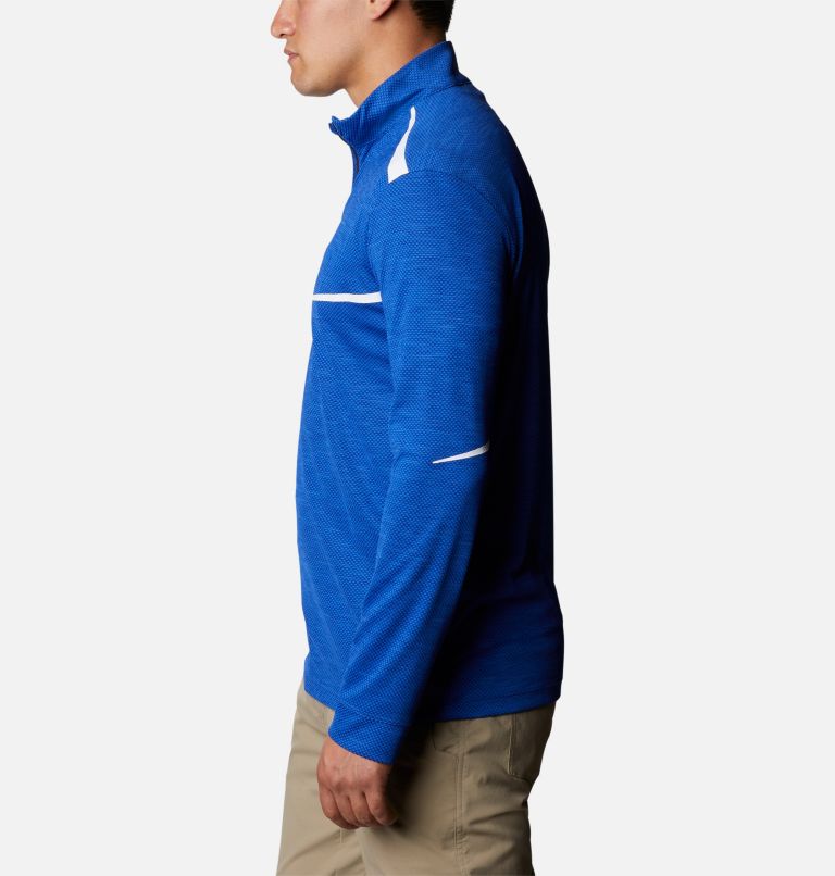 Men's Scorecard Golf Pullover, Color: Azul, image 3