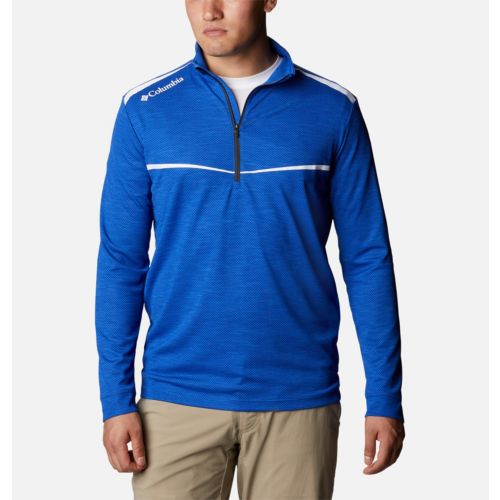 Columbia Men's Omni-Wick Scorecard 1/4 Zip Pullover Size (Azul)
