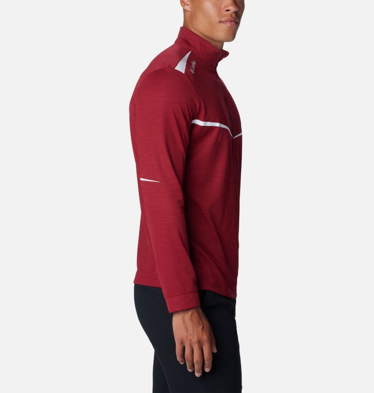 Men's Scorecard Golf 1/4 Zip | 607 | S, Color: Beet, image 3
