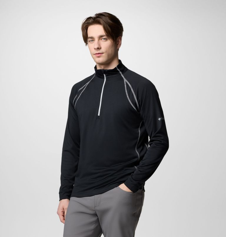 Men's Omni-Heat Range Session Pullover, Color: Black, image 4
