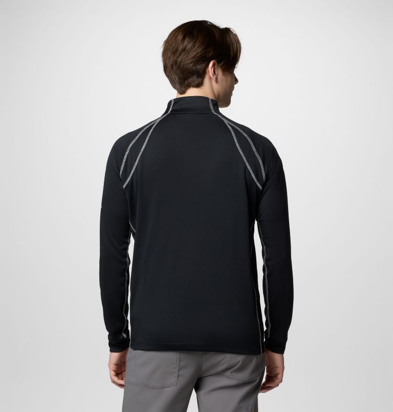Men's Omni-Heat Range Session Pullover, Color: Black, image 3