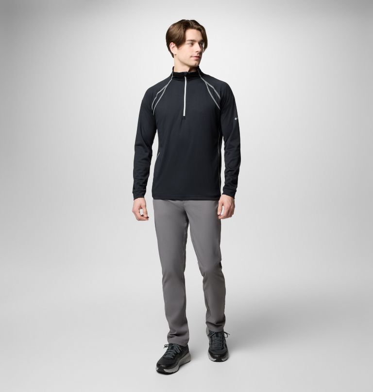 Men's Omni-Heat Range Session Pullover, Color: Black, image 2