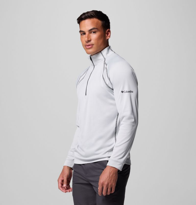Men's Omni-Heat Range Session Pullover, Color: Columbia Grey, image 4