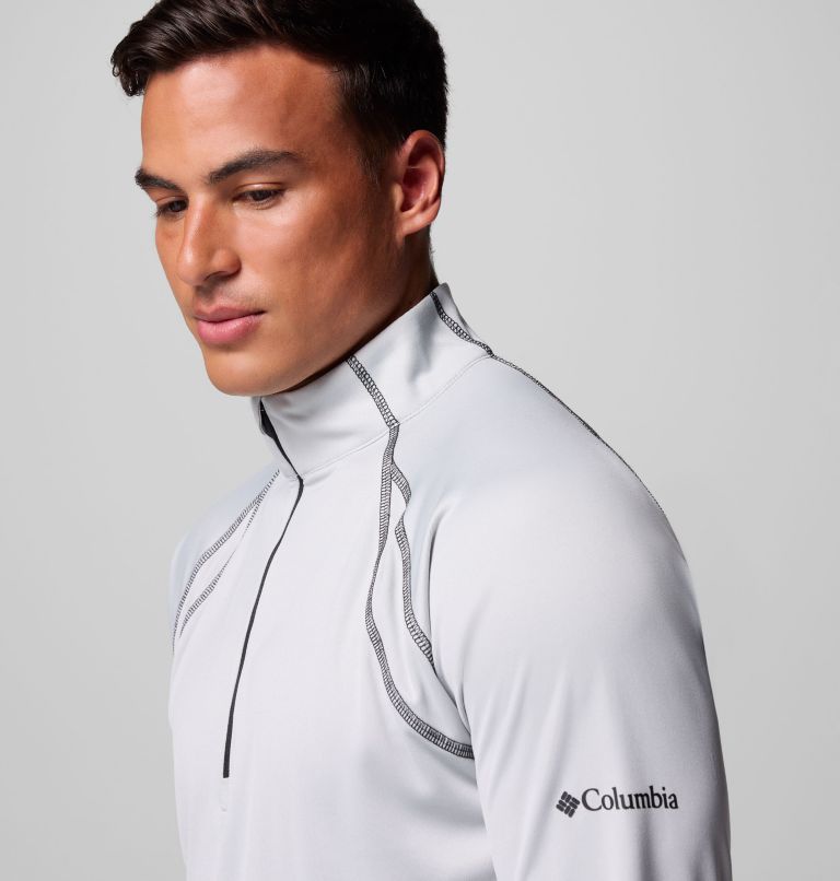 Men's Omni-Heat Range Session Pullover, Color: Columbia Grey, image 5