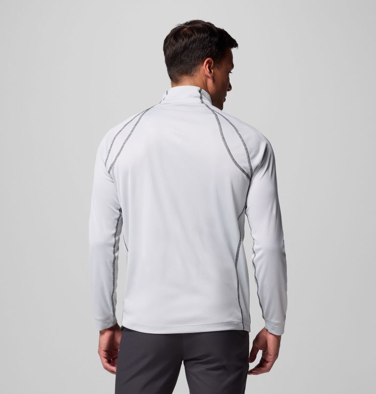 Men's Omni-Heat Range Session Pullover, Color: Columbia Grey, image 3