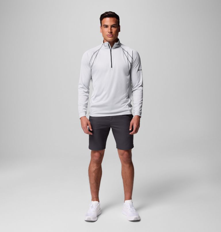 Men's Omni-Heat Range Session Pullover, Color: Columbia Grey, image 2