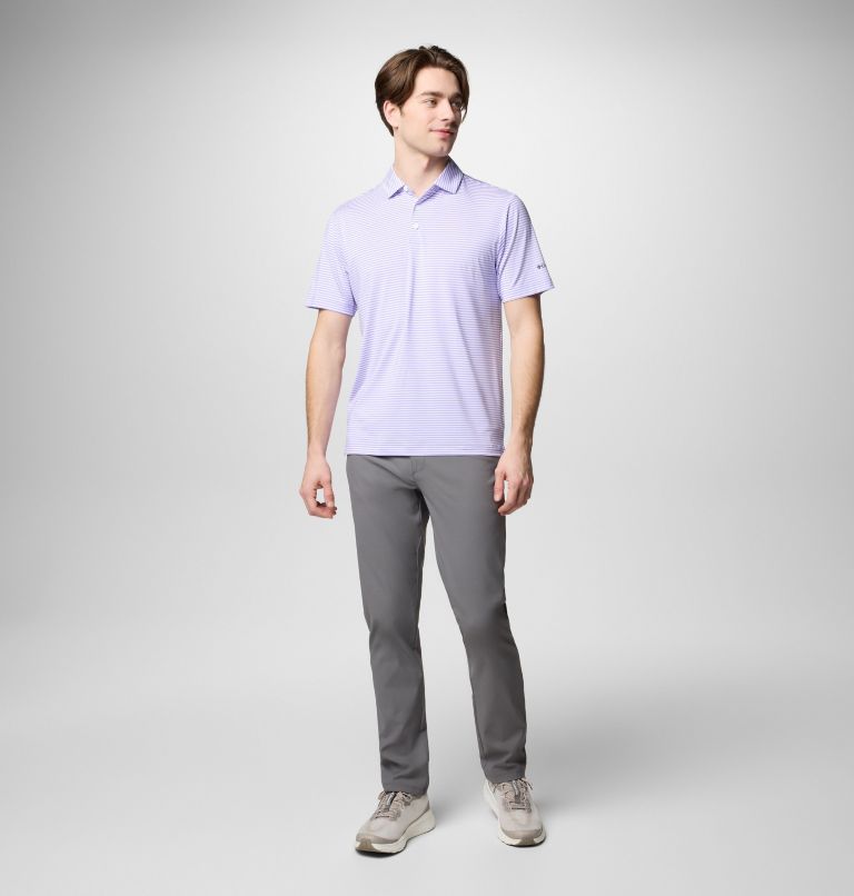 Men's Club Invite Golf Polo, Color: Frosted Purple, image 2