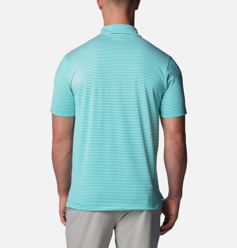 Men's Club Invite Golf Polo, Color: Electric Turquoise, image 2