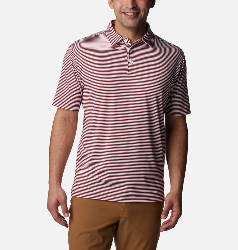 Men's Club Invite Golf Polo, Color: Beet, image 1