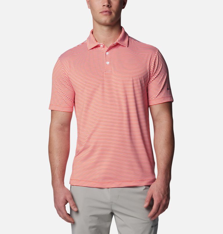 Men's Club Invite Golf Polo, Color: State Orange, image 1