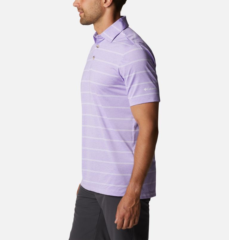 Men's Omni-Wick Pitch Mark Polo, Color: Frosted Purple, image 3