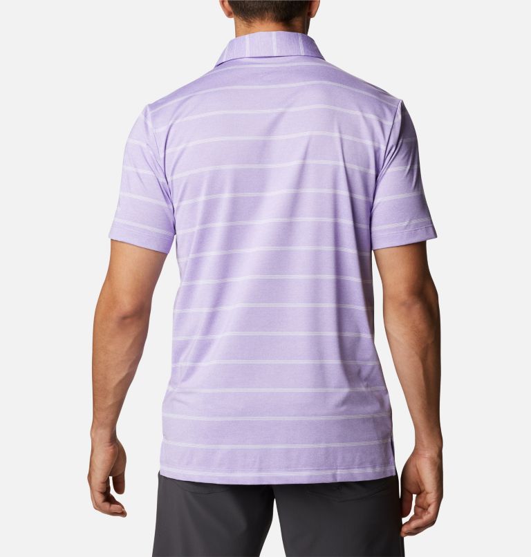 Thumbnail: Men's Omni-Wick Pitch Mark Polo, Color: Frosted Purple, image 2
