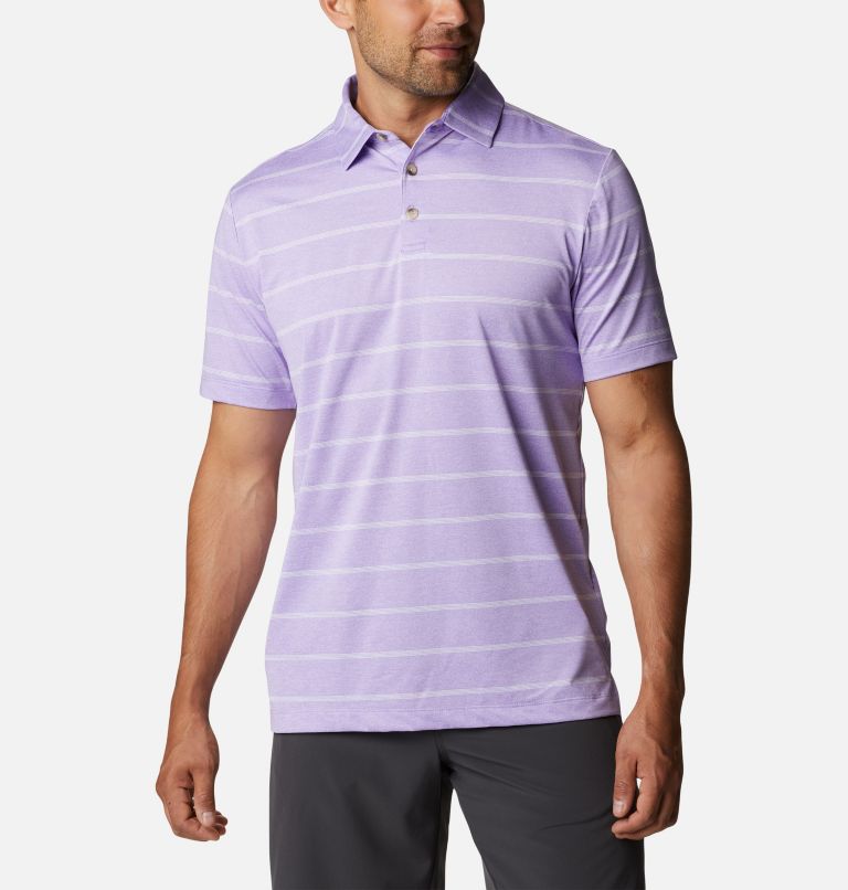 Thumbnail: Men's Omni-Wick Pitch Mark Polo, Color: Frosted Purple, image 1