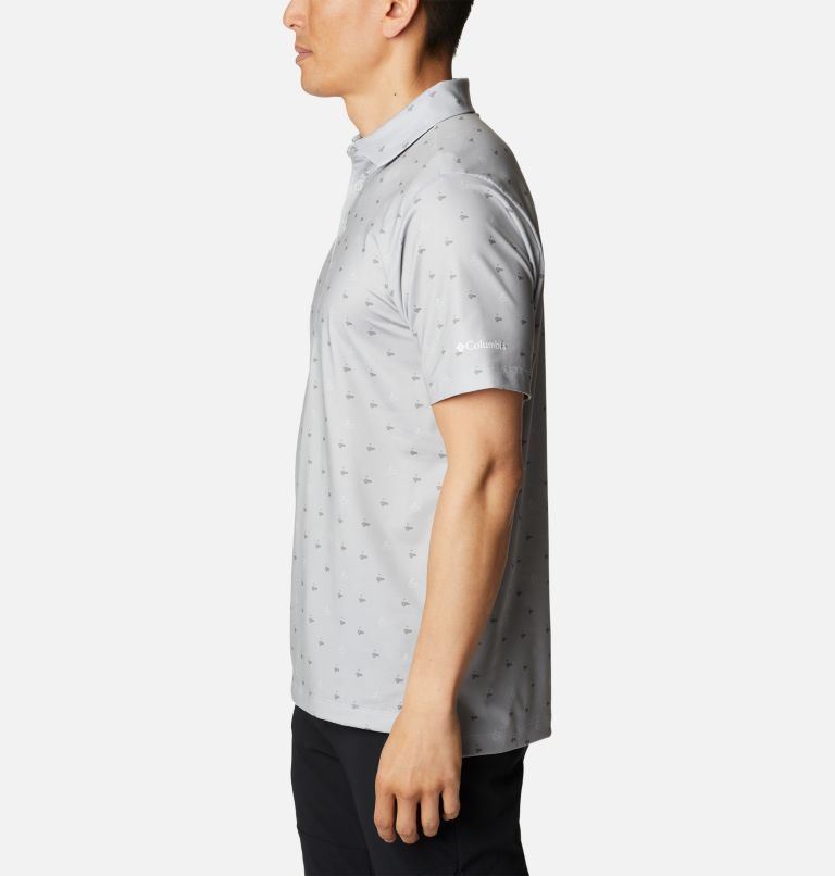 Men's Punch Out Golf Polo, Color: Cool Grey, image 3