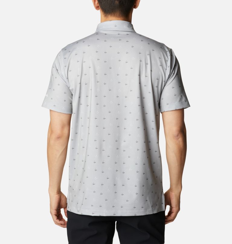 Men's Punch Out Golf Polo, Color: Cool Grey, image 2