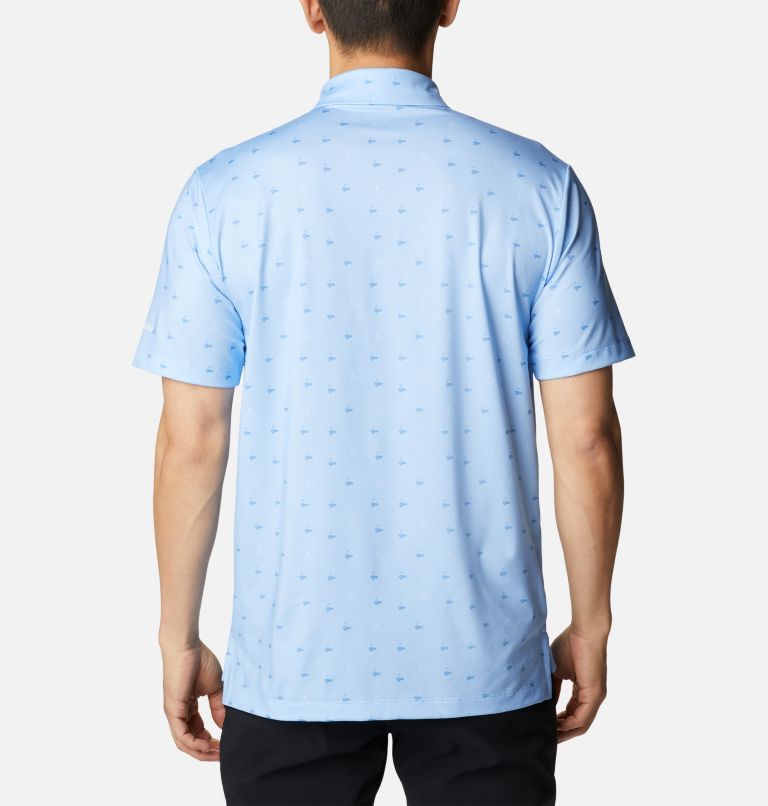 Men's Punch Out Golf Polo, Color: Sail, image 2