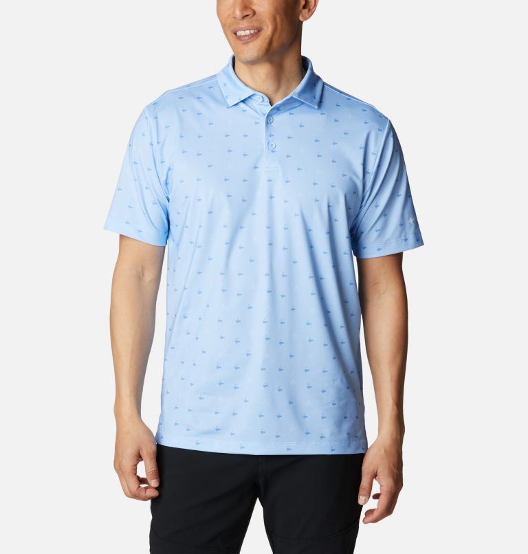 Thumbnail: Men's Omni-Wick Punch Out Polo, Color: Sail, image 1